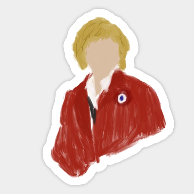 Enjolras Paiting Sticker by byebyesally